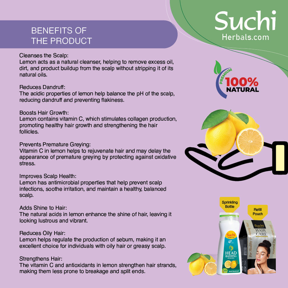 Anti Dandruff Head Bathing Powder