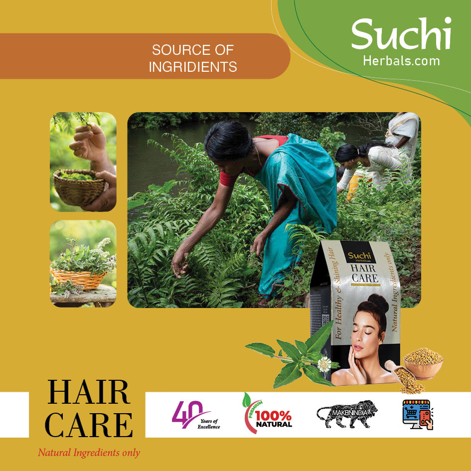 Menthi and Bhringraj Powder Combo Pack