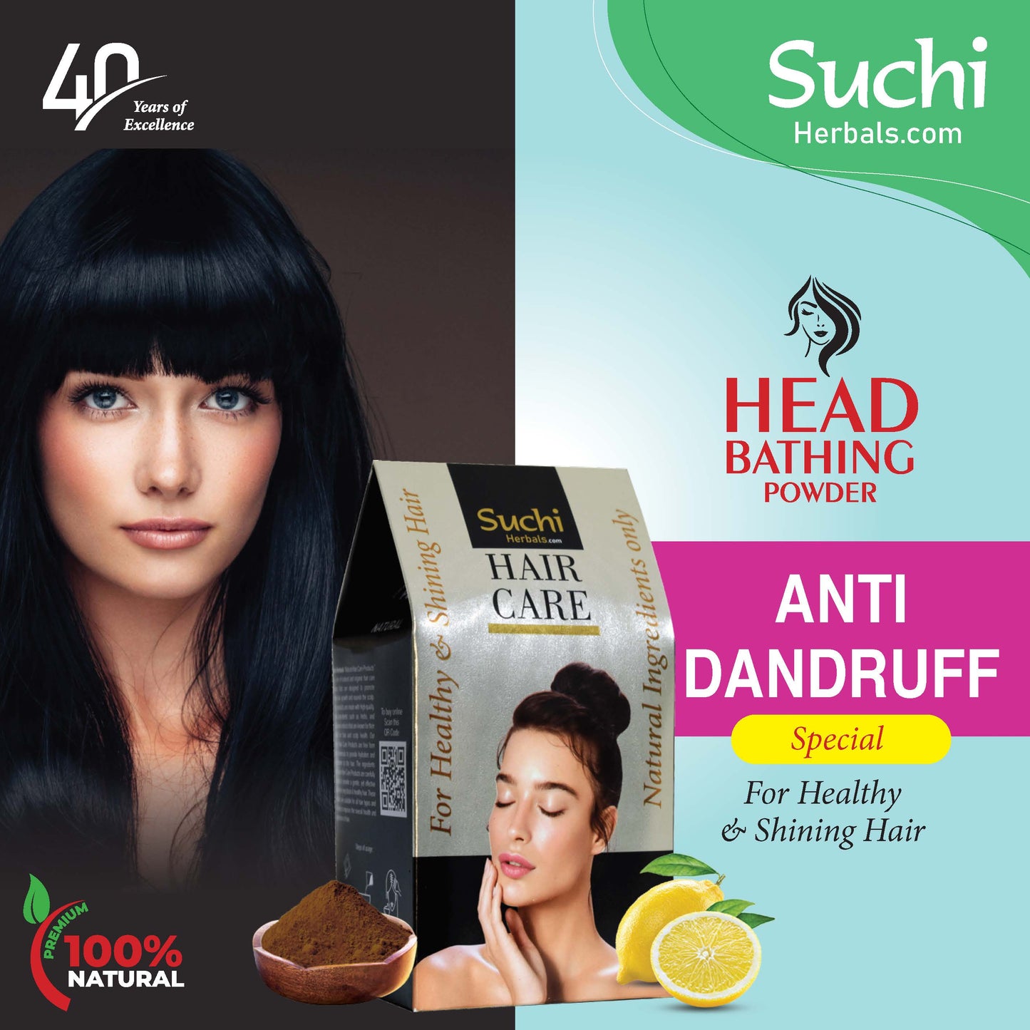 Anti Dandruff Special Head bathing powder