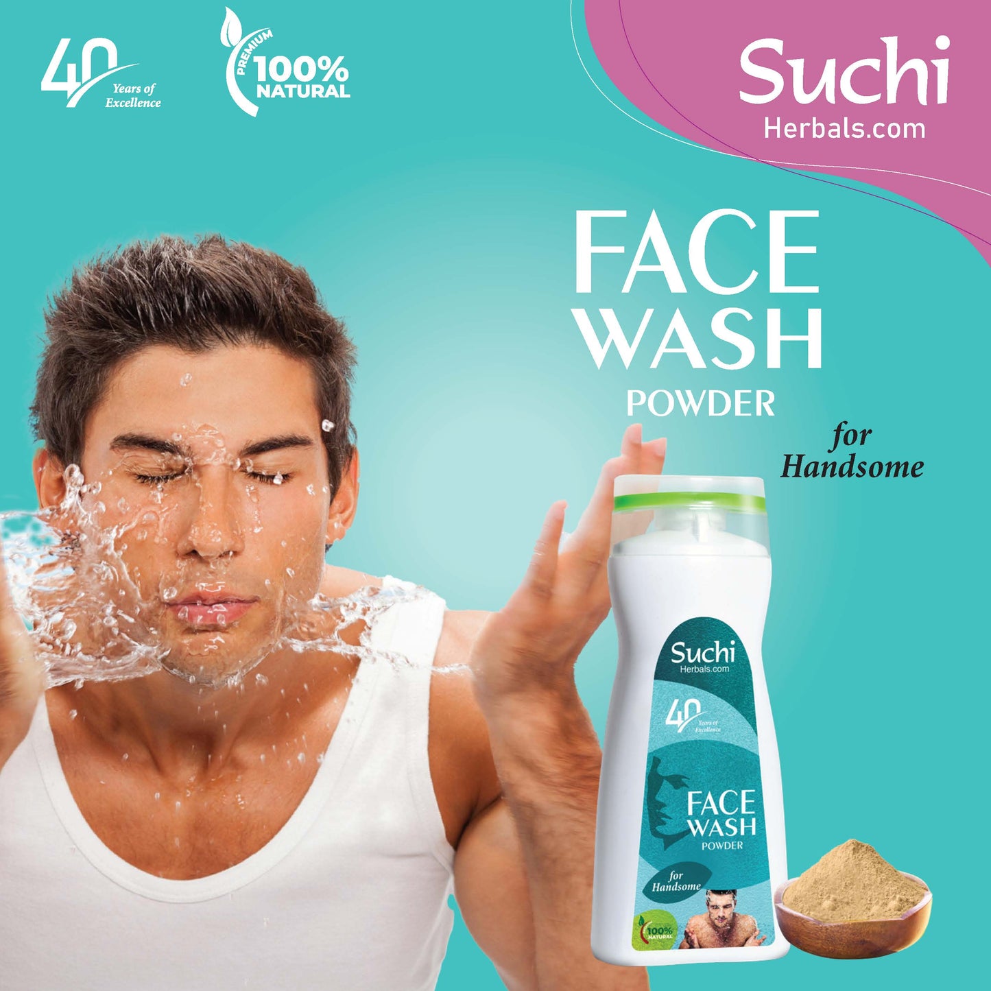 Face Wash Powder for Men