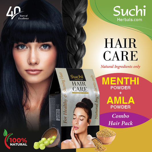 Amla and Menthi Powder Combo pack