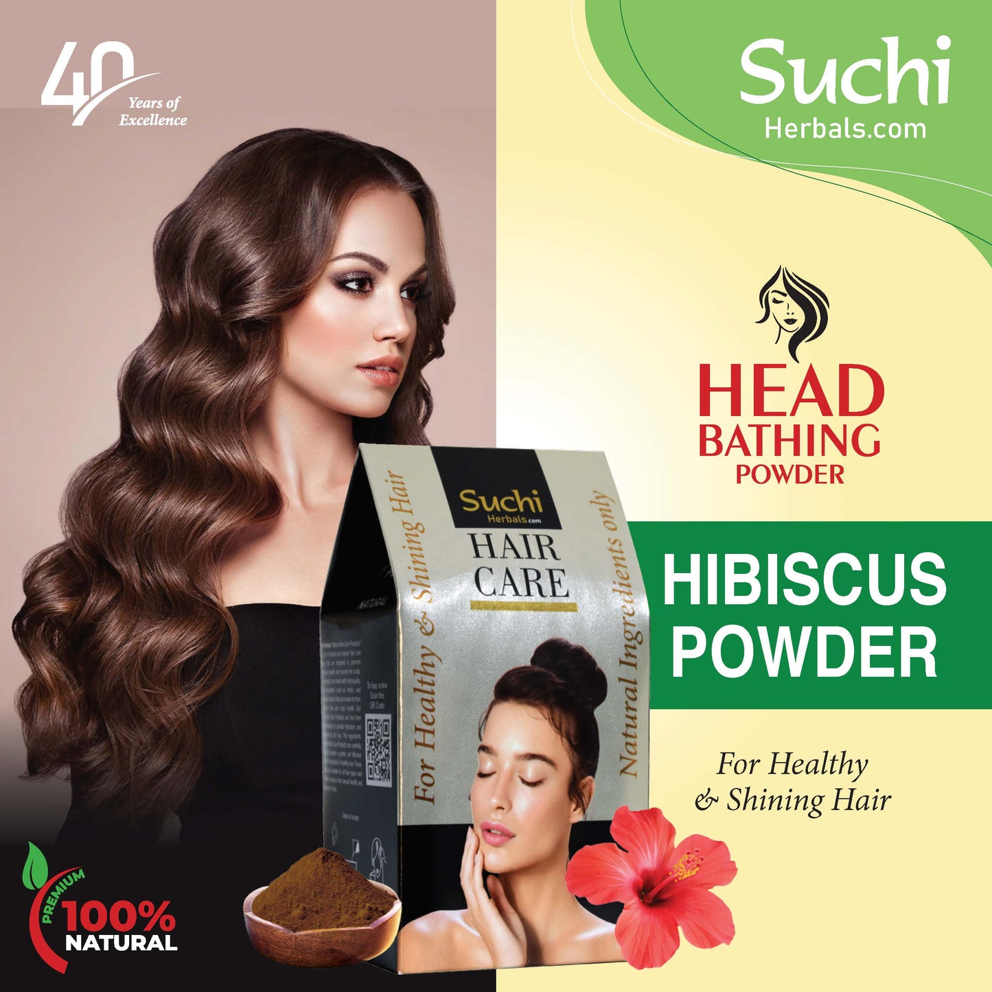 Hibiscus Head Bathing Powder