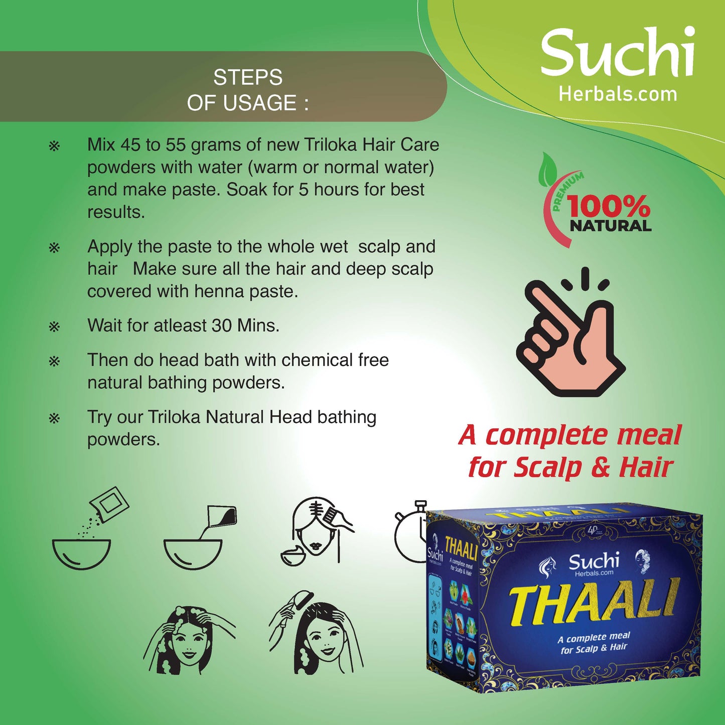 Herbal Hair Care Thali Pack