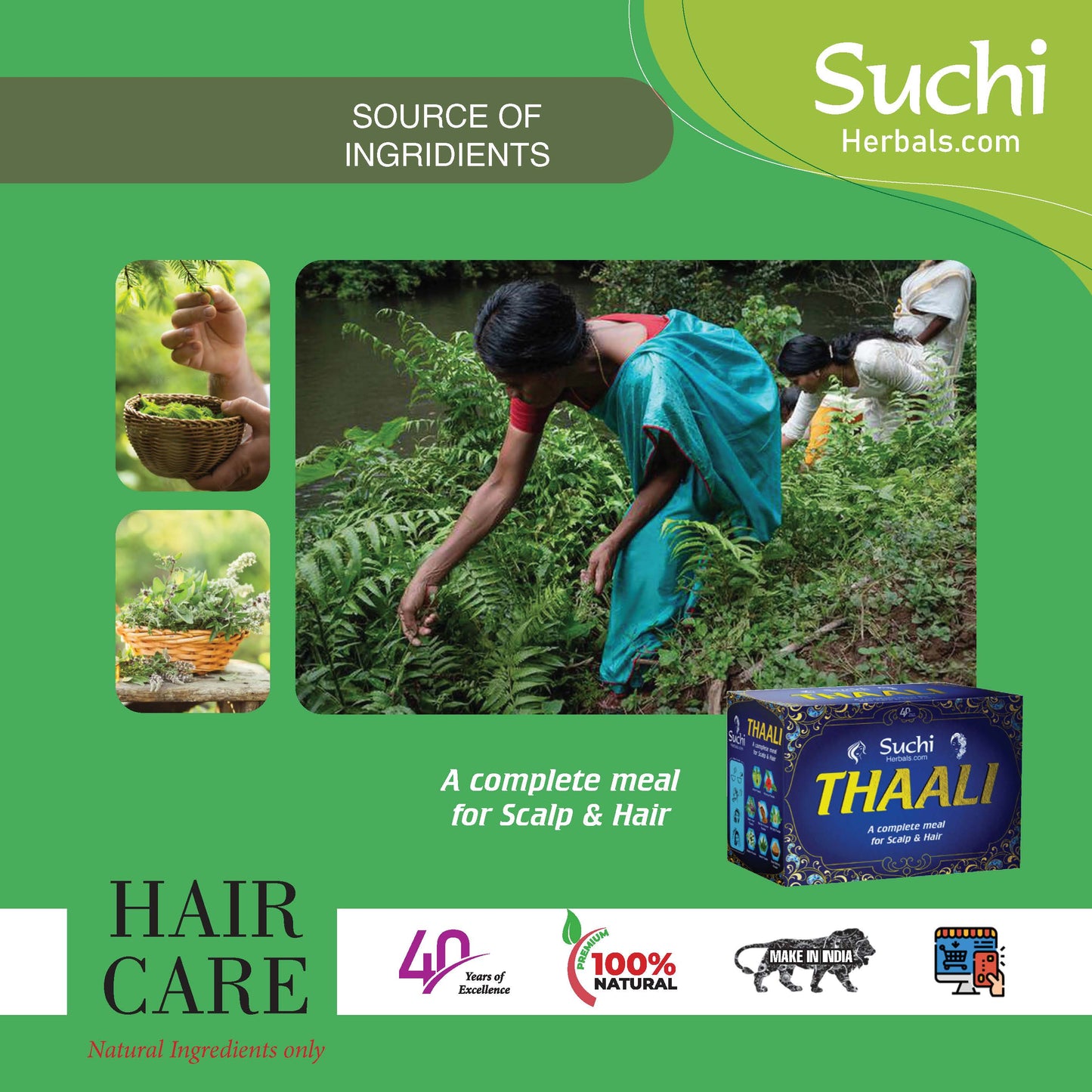 Herbal Hair Care Thali Pack