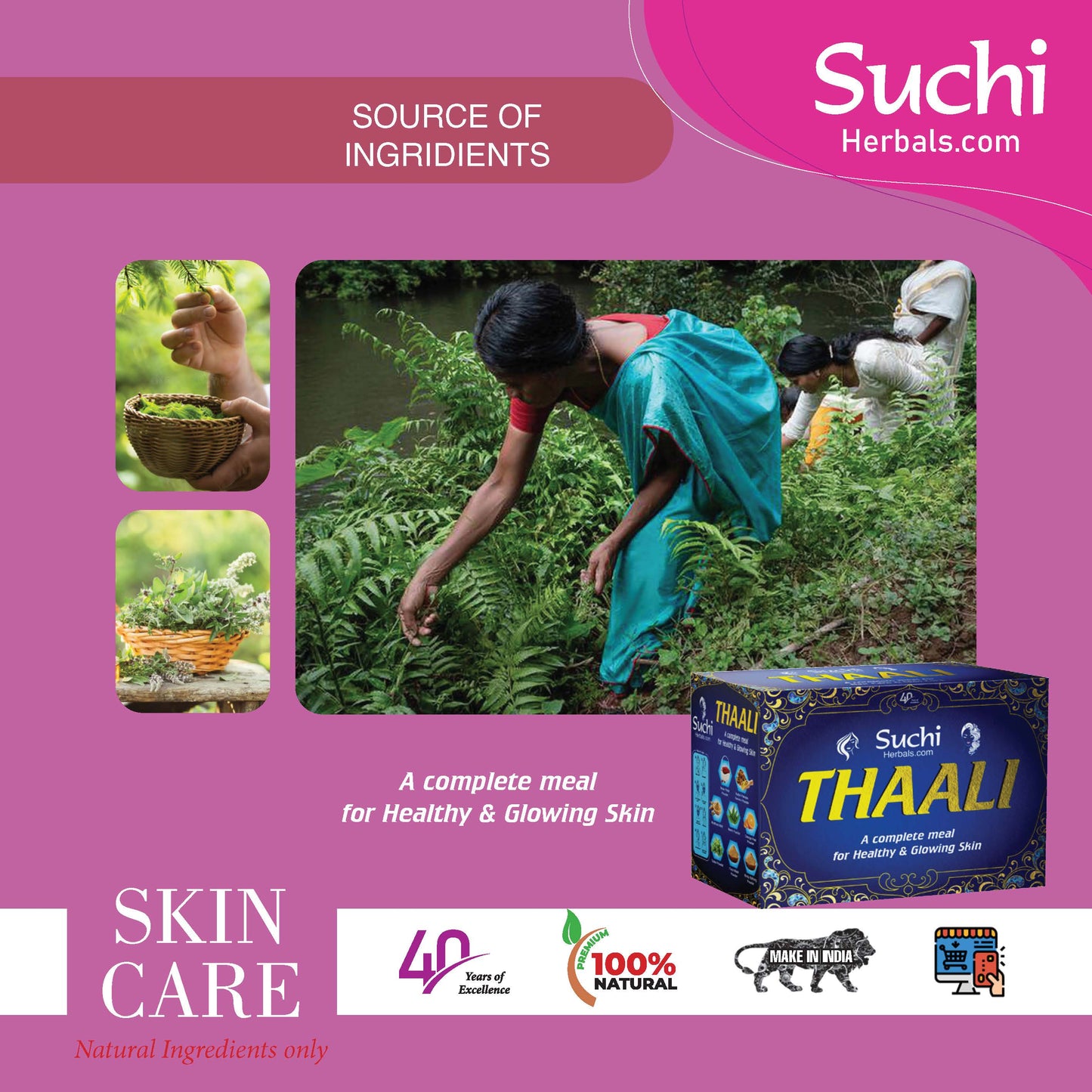 Herbal Skin Care Thali Pack