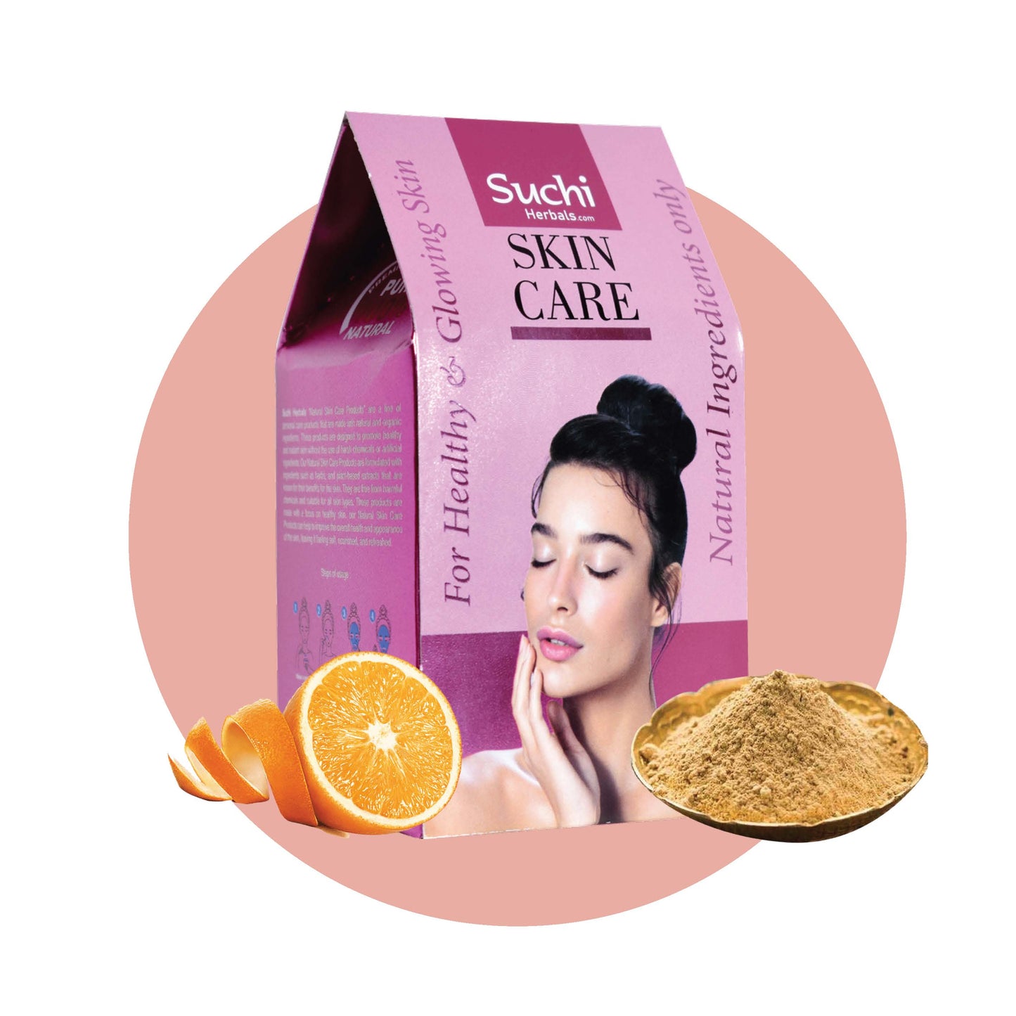 Multhani Mitti and Orange Peel Powder  Combo Pack