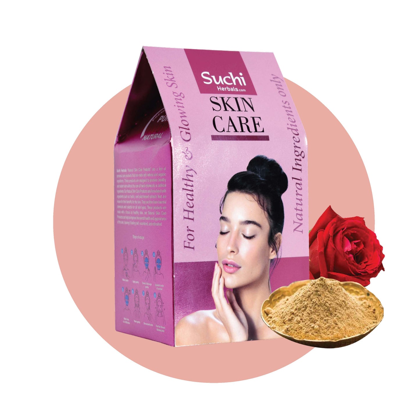 Multhani Mitti and Rose Petal Face Pack